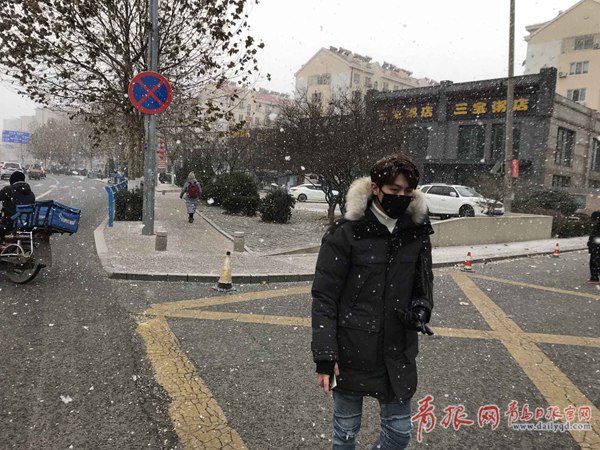 青島今天又下雪啦！最新一波雪景出爐
