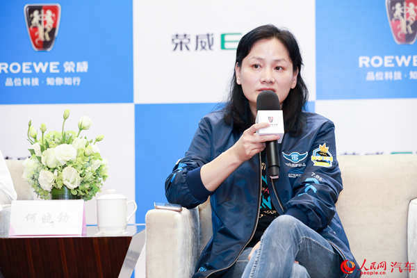 上汽榮威品牌營銷總監何曉勁：購買新能源汽車是必然趨勢