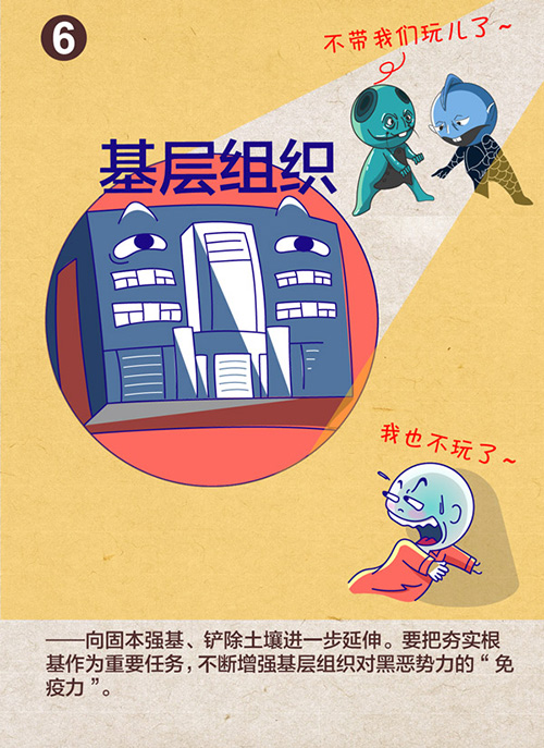 中央紀委發布漫畫透露2019掃黑除惡六大方向